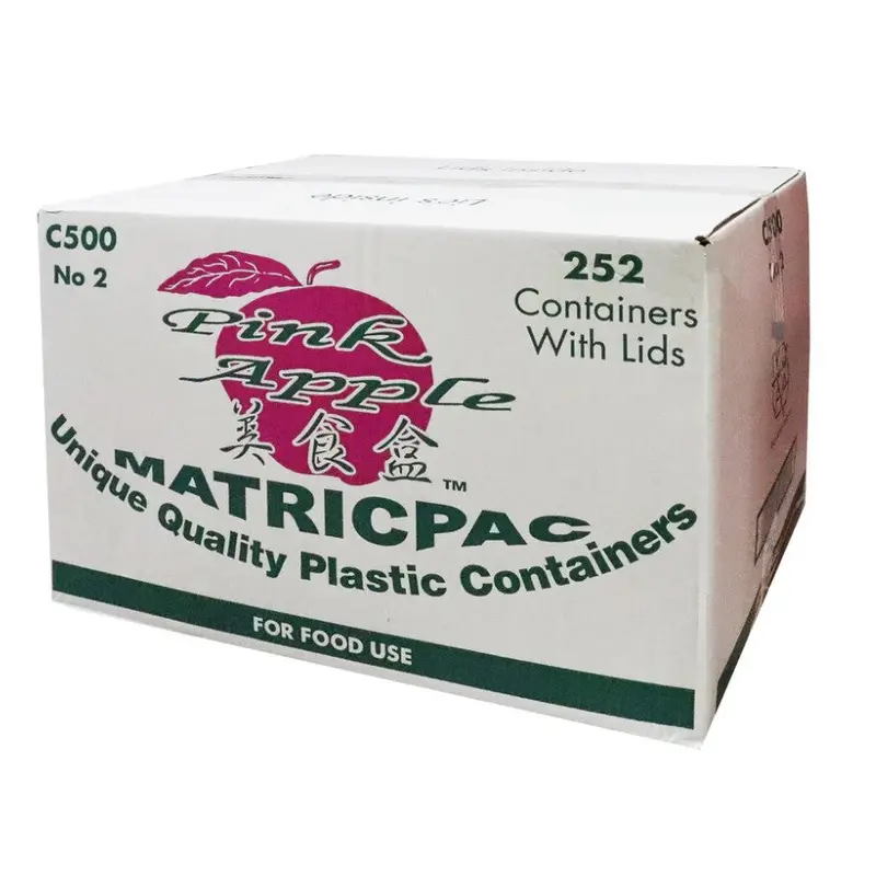 PINK APPLE C500 CONTAINER WITH LID (252 sets) x 1