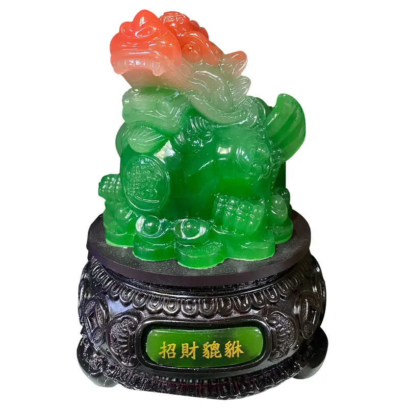 Pixiu Statuette For Praying All Colour Ty Huu Cac Mau S3 1pc x 1