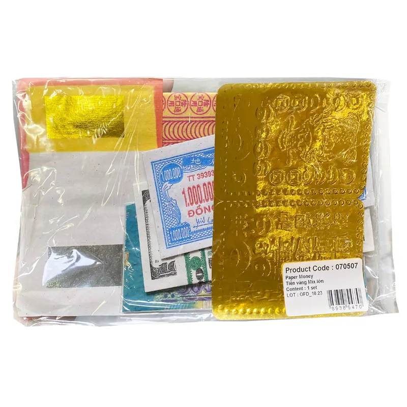 Paper Money Tien Vang Mix Lon 1 pack x 1