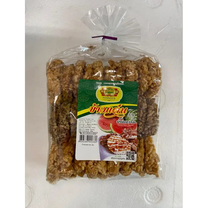 Pennapa Rice Cracker With Caramel 250g x 1