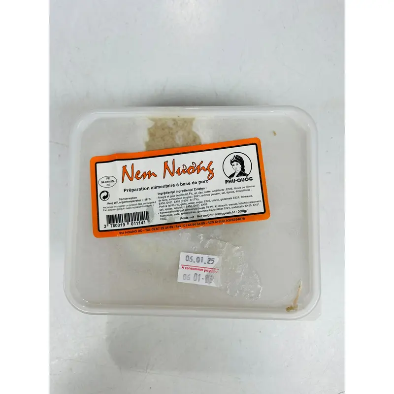 Phu Quoc Grilled Pork Sausage  Nem Nuong 500g x 1