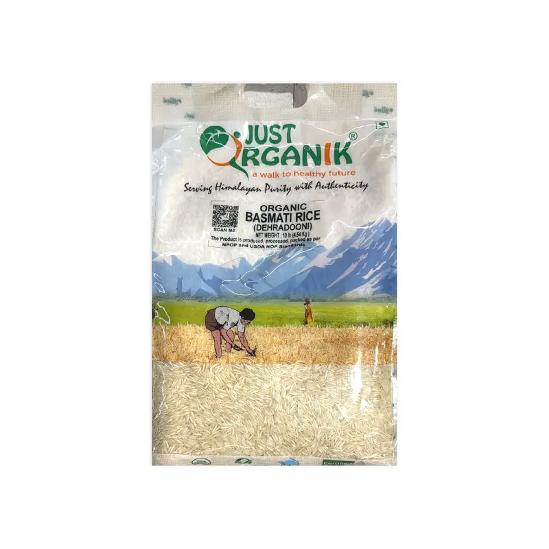 JUST RGAMIK ORGANIC BASMATI RICE