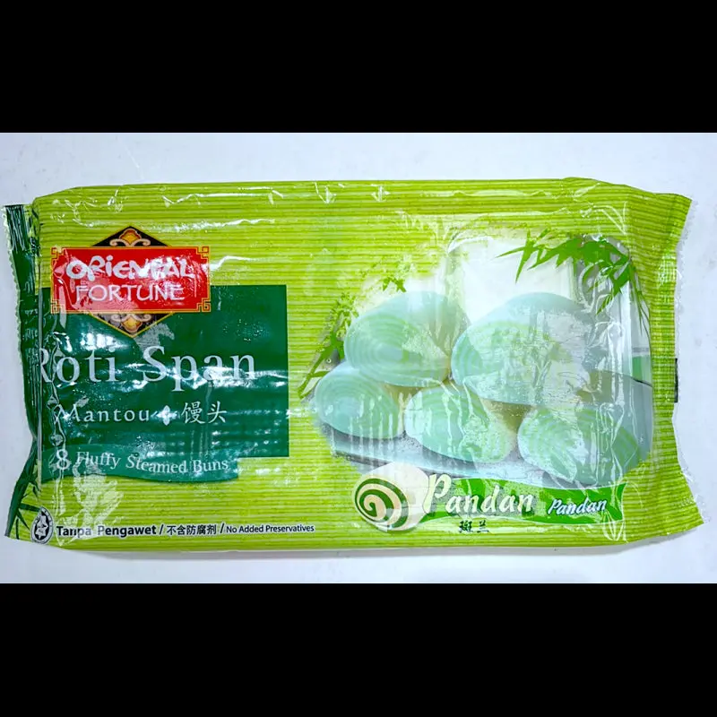 Oriental Fortune Steamed Buns Mantou (Pandan) ()360g x1