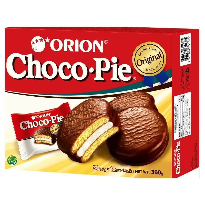 Orion Chocopie Cake Banh Chocopie (30g x 12) x 8 (box)