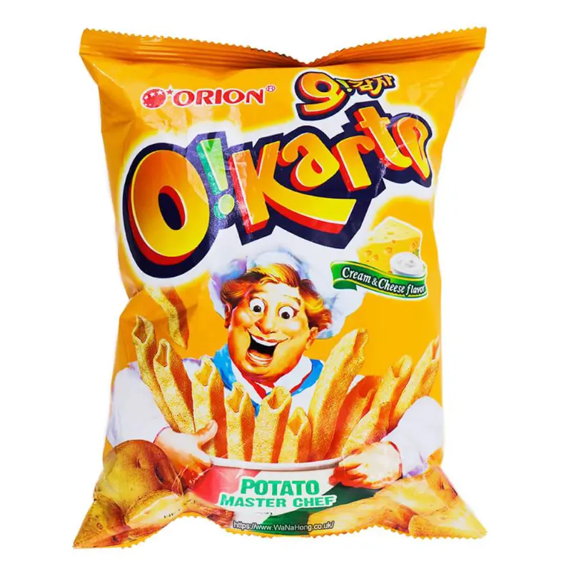 Orion OKarto (Cream & Cheese Flavour) Khoai tay chien kem pho mai 50g x1