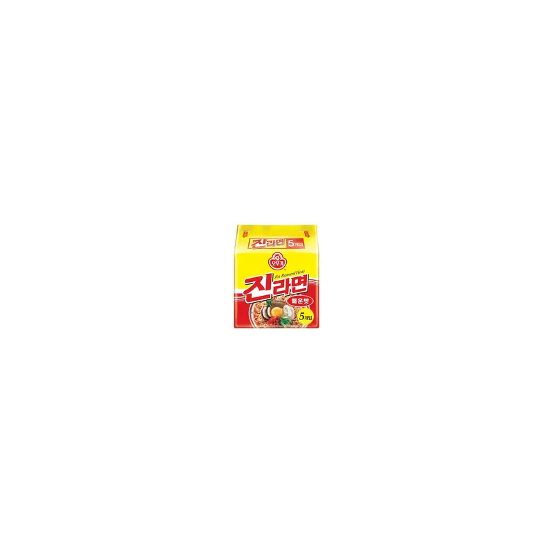 Ottogi Jin Ramen Spicy Multipack () Mi Cay Jin Ramen 120g*5 x1