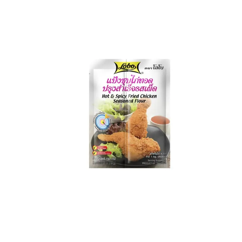 15682 Lobo hot & Spicy fried chicken marinade and seasoned-bot chien ga cay nong -1x150g