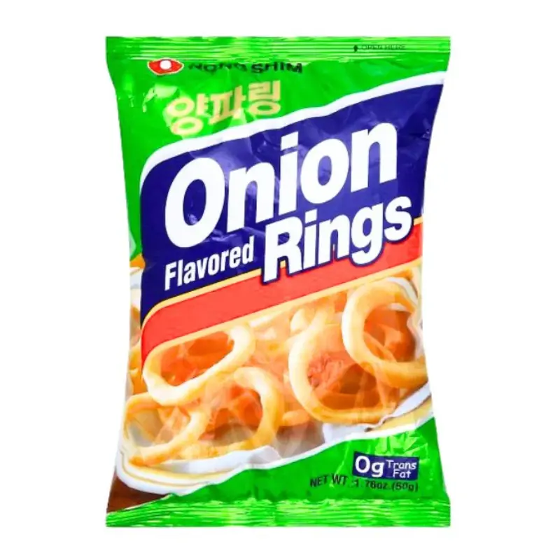 15707 Nongshim Onion Ring Snack  Banh Vi Hanh 50g x20