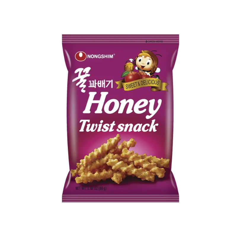 16210 Nongshim Honey Twisted Snack Banh Mat Ong 75gr x 1