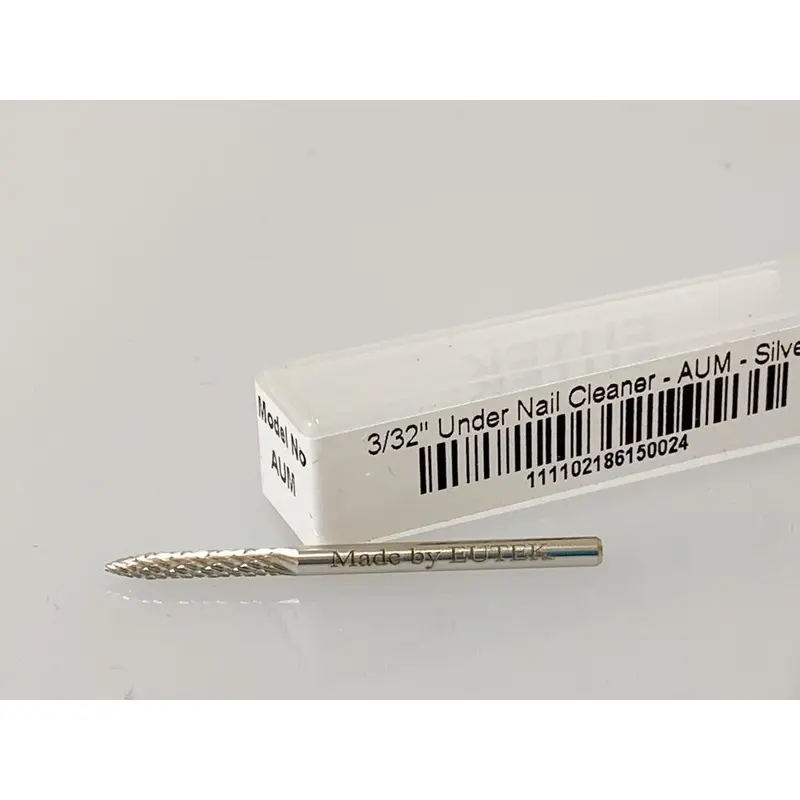 15373-EUTEK-3/32" Under Nail Cleaner Bit AUM Silver -dau bao clean gam mong1pc