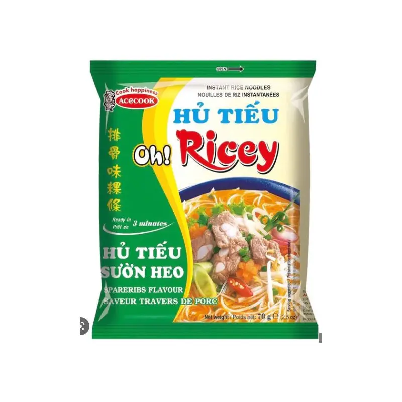 Oh! Ricey Instant Rice Noodles Spare Rib Flavour Hu Tieu Suon 70gr x 1