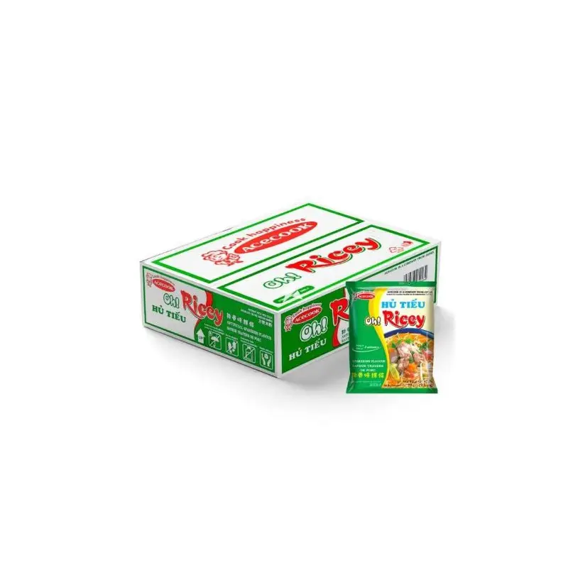 Oh Ricey Instant Rice Noodles Spare Rib Flavour Hu Tieu Suon 70gr x24