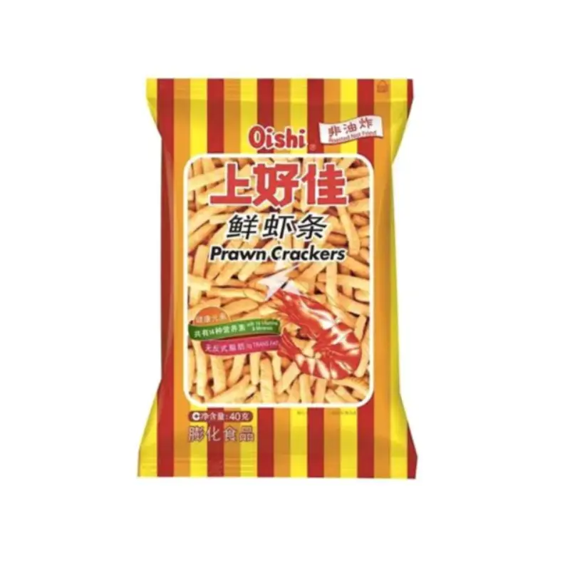 Oishi OS Prawn Cracker Snack Phong Tom 40g x 20