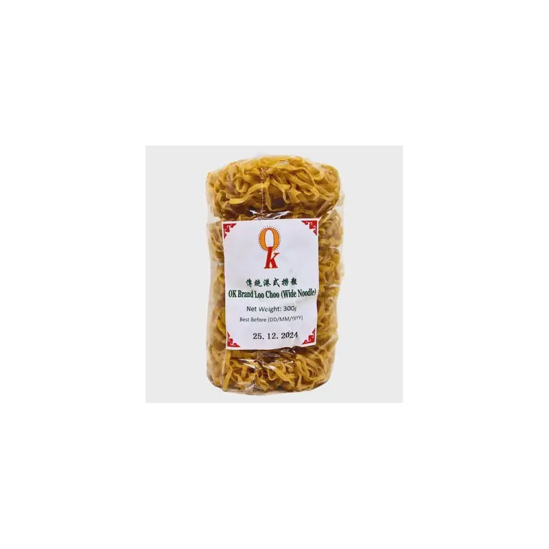 OK Brand Loo Choo (Broad Noodle)  300g x1