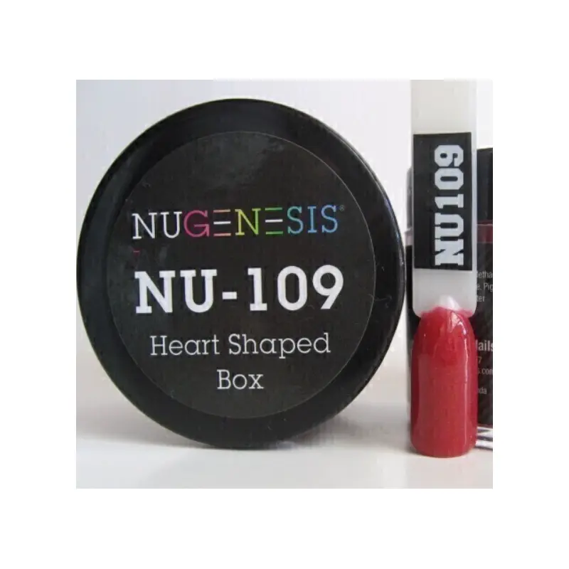Nugenesis Dip Nail NU109 Heart Shaped Box 1x2oz