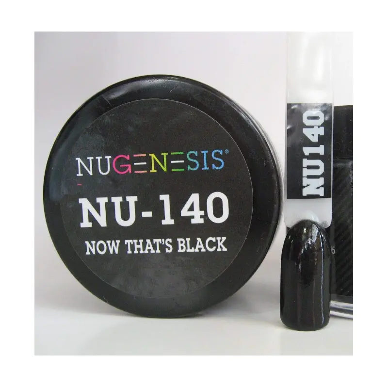 Nugenesis Dip Nail NU140 Now That's Black 1x2oz