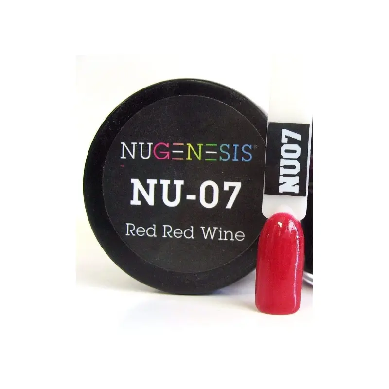 Nugenesis Dip Nail NU07 Red Red Wine 1x2oz