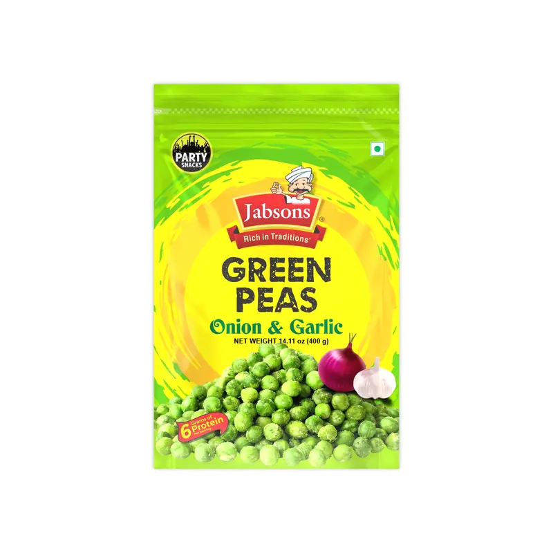 JABSONS GREEN PEAS (ONION & GARLIC)
