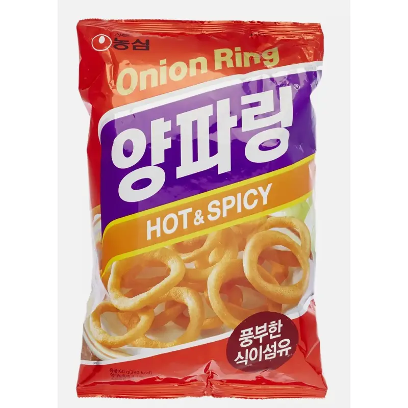 Nongshim Onion Ring Snack(Spicy) Banh Vi Hanh Cay 40g  x 20