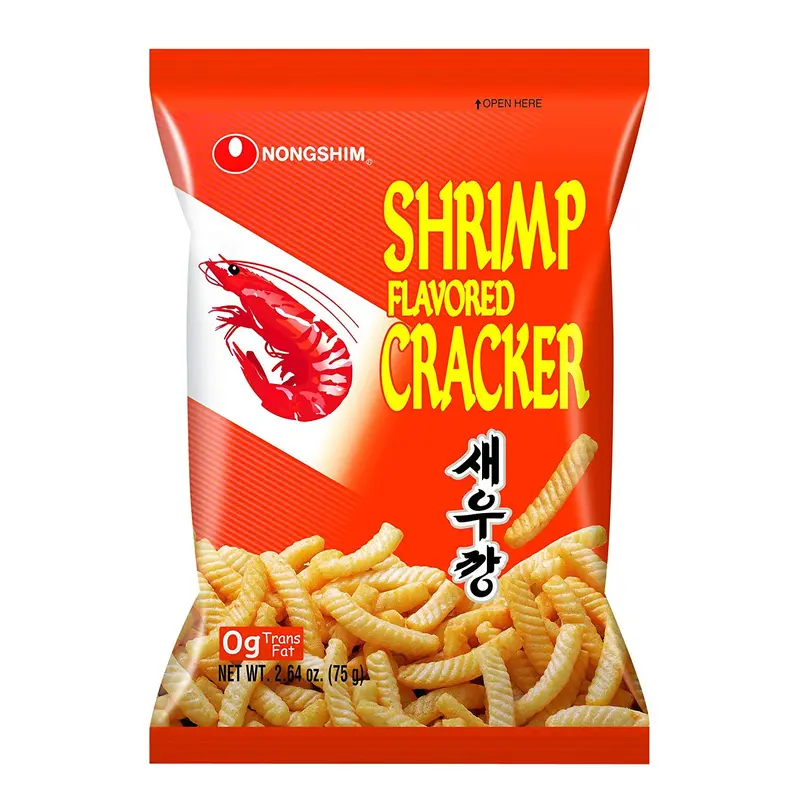 Nongshim Shrimp Crackers Snack Phong Tom 75g x1