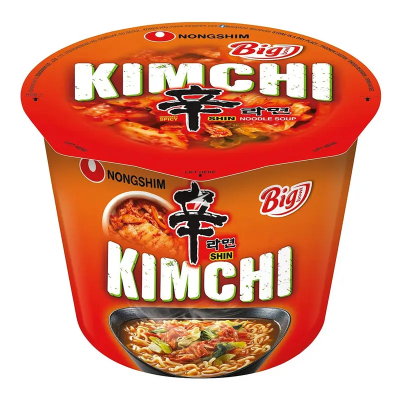 NS Big Bowl Noodle Kimchi  -  Mi Ly 112g x1