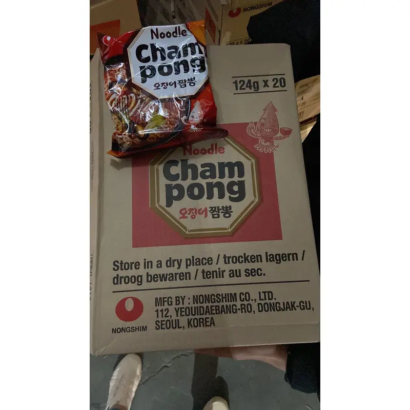 NS Champong Ramyun Mi vi bach tuoc  124gr x 20 (box)