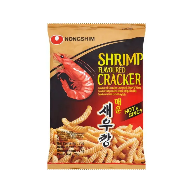 NS Shrimp Crackers Hot & Spicy Phong tom cay 75g x 1