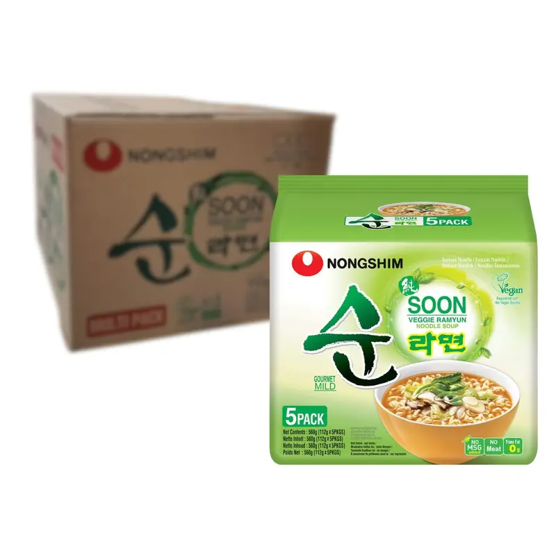 NS Soon Veggie Ramyun (Multi)  (112g x 5) x 8