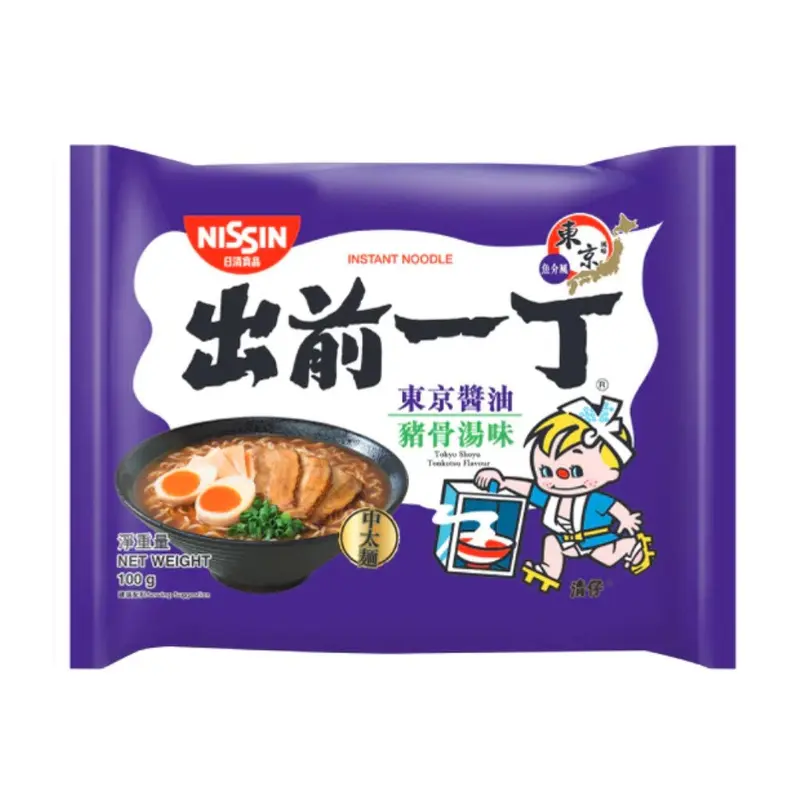 Nissin Demae Ramen Tokyo Shoyu Tonkotsu -  Xoung Ion Nuoc Tuong Tokyo 100g x 1