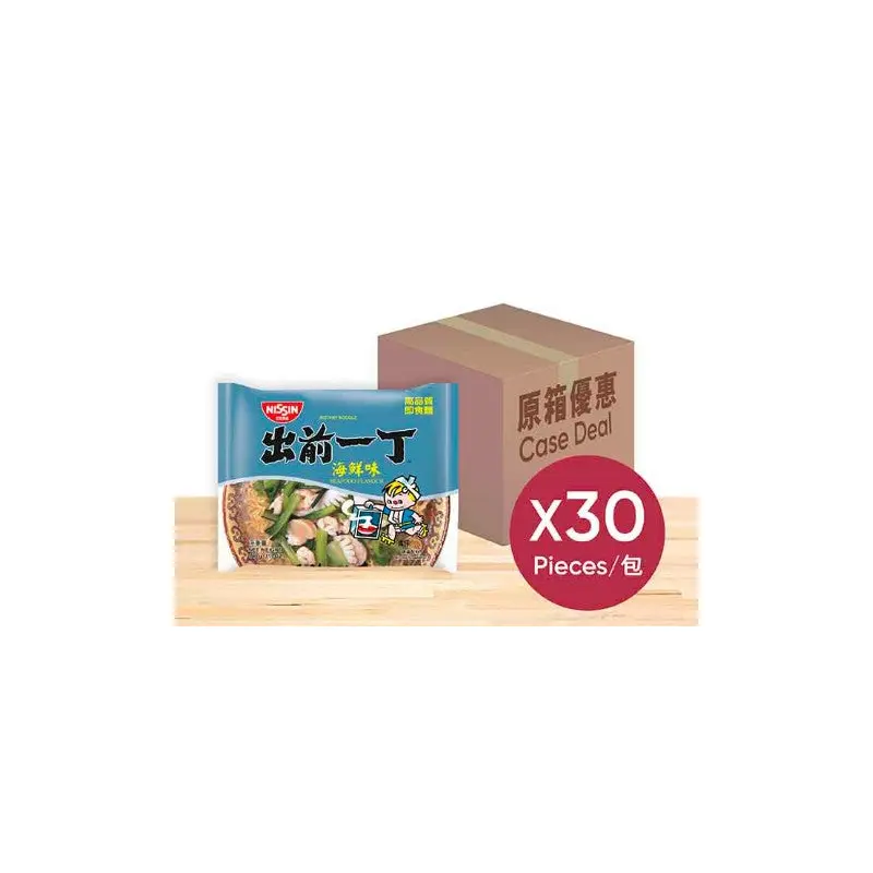 Nissin Noodles HK - Seafood Flavour - 100g x 30