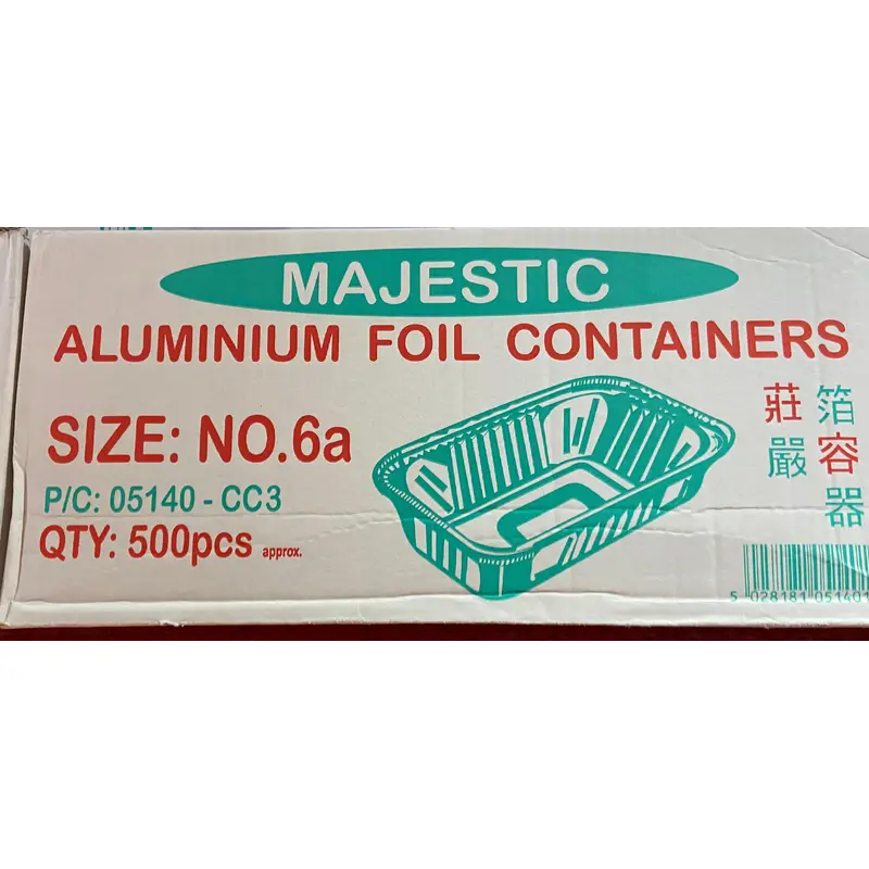 No.6A Aluminium Foil Container No. 6A 500pcs x 1