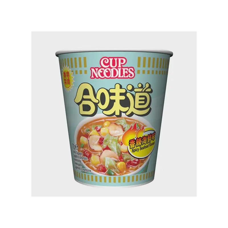 Nissin Cup Noodles Spicy Seafood Mi Cay Hai San 75g x1