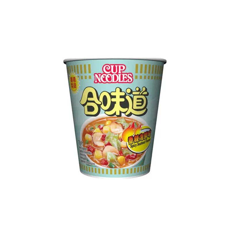 Nissin Cup Noodles Spicy Seafood   Mi Cay Hai San 75g x24