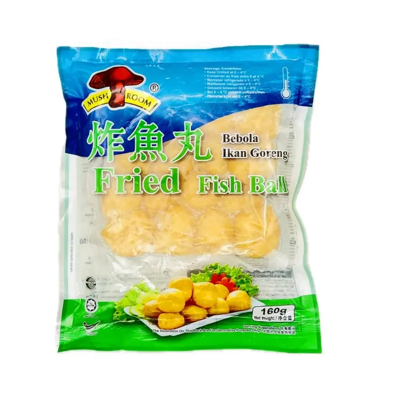 Mushroom Brand Fried Fish Ball  (Chilled) 160g x1