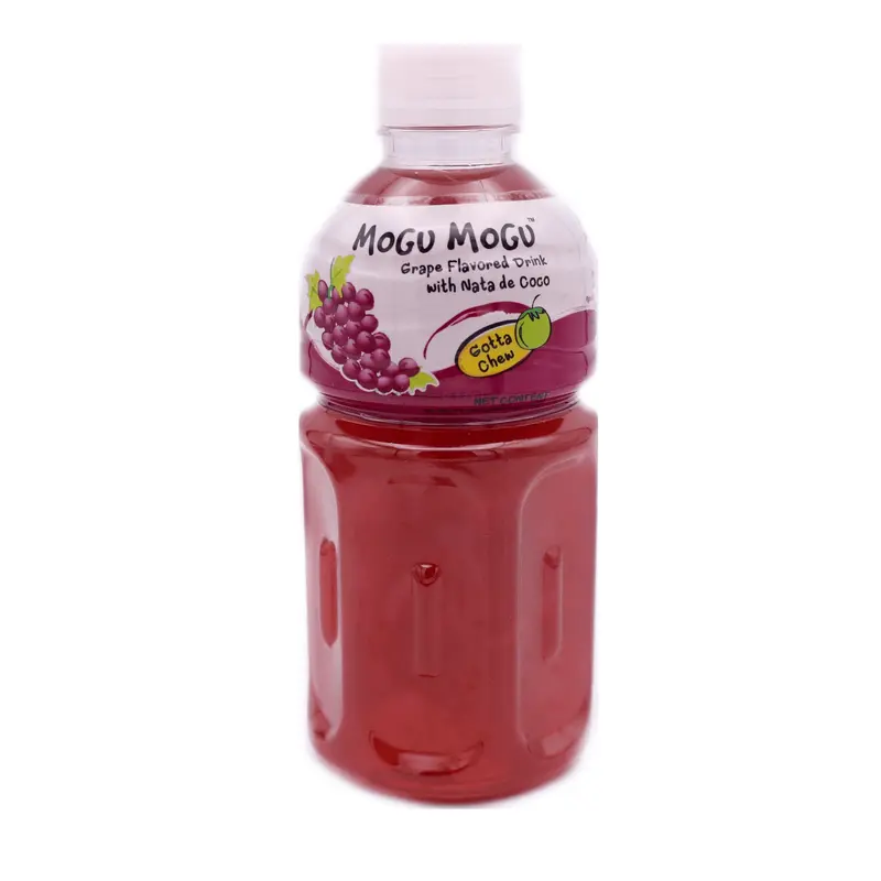Mogu Mogu Nata De Coco Drink Grape Flavour Nuoc Trai Cay Vi Nho 320ml x 1