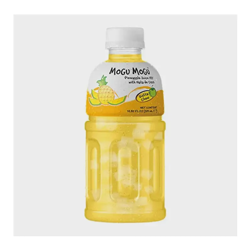 Mogu Mogu Nata De Coco Drink Pineapple Flavour  Nuoc Trai Cay Vi Dua 320ml X 1