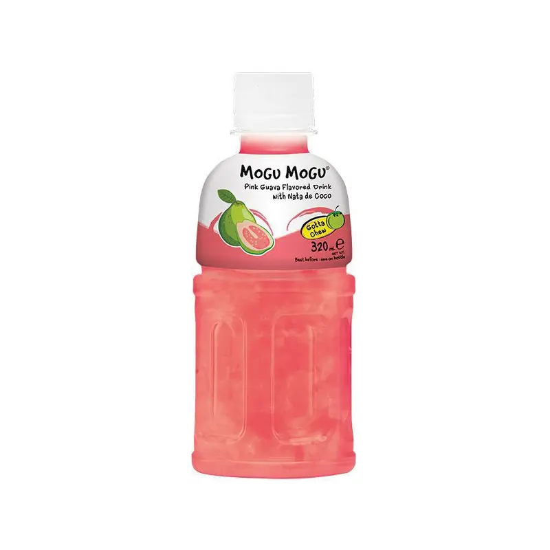 Mogu Mogu Nata De Coco Drink Pink Guava Nuoc Trai Cay Vi Oi 320ml X 1