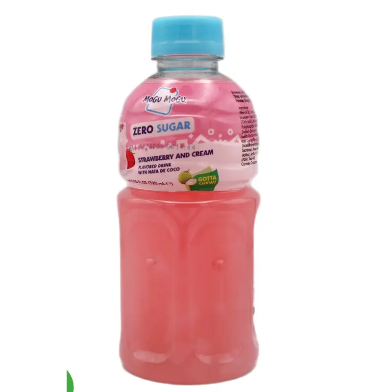 Mogu Mogu NDC Drink Strawberry & Cream Zero Sugar   320ml x1