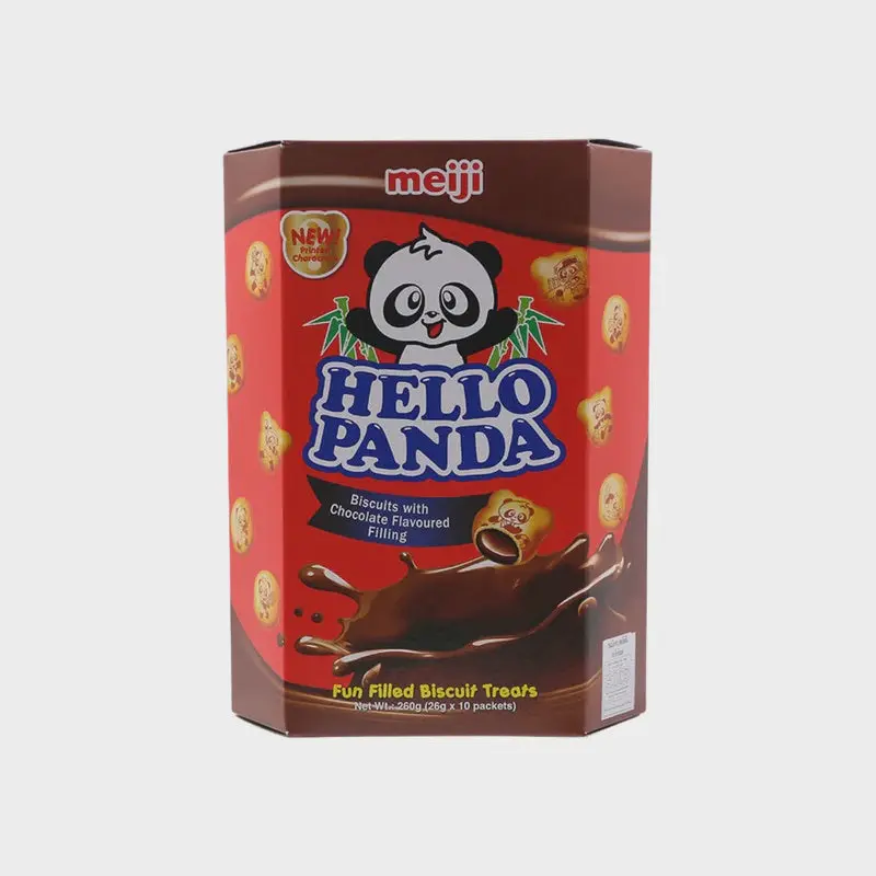Meiji Hello Panda Chocolate Biscuits - 260g x1