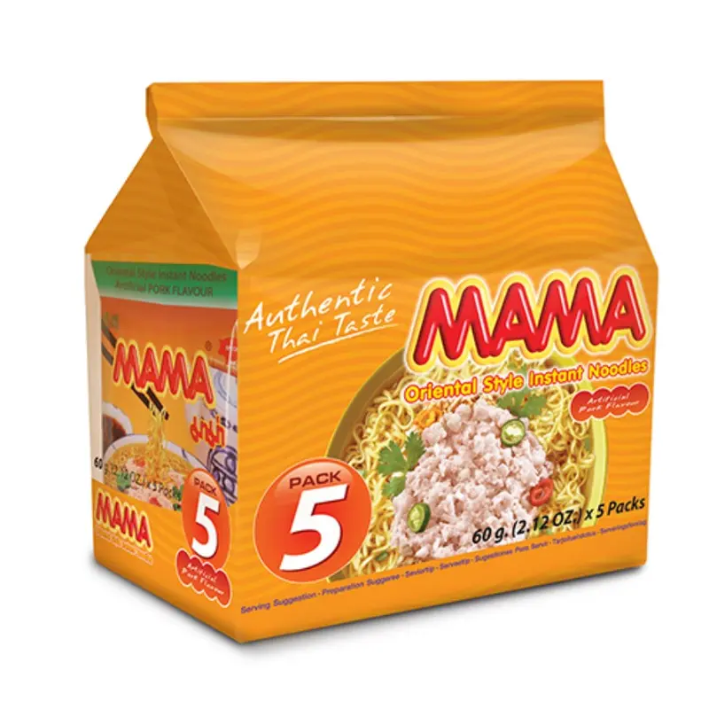 MAMA Noodle Pork 60g*5 (Pack) x6 (box)