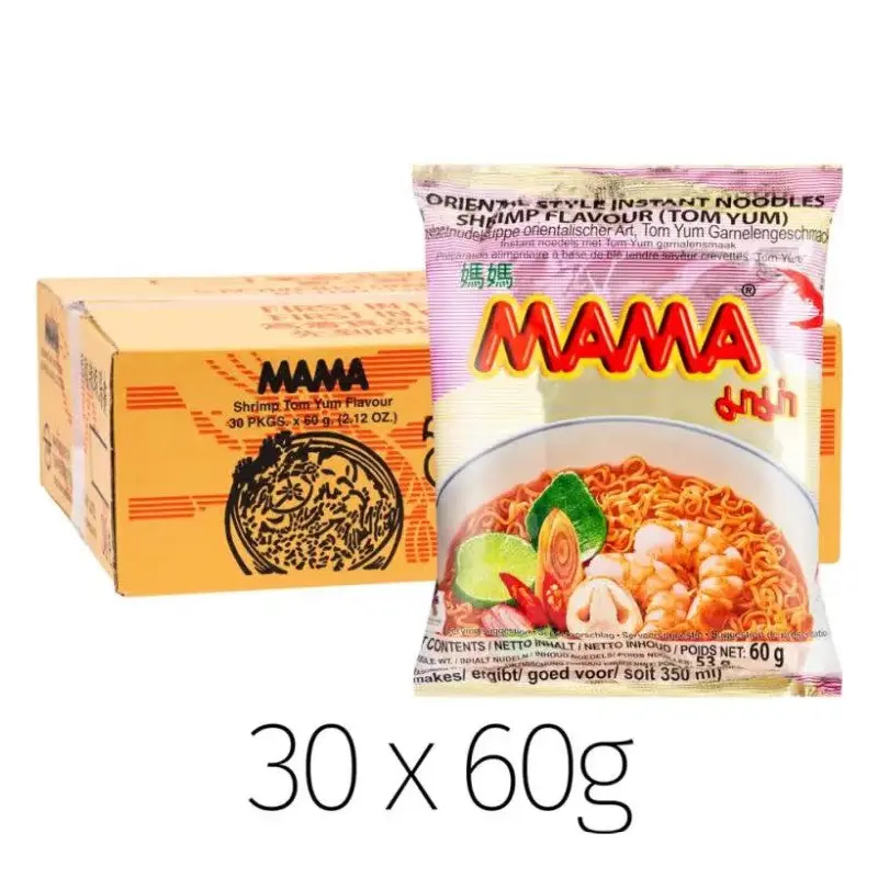 MAMA Noodle Shrimp Tom Yum - 60g x 30 (box)
