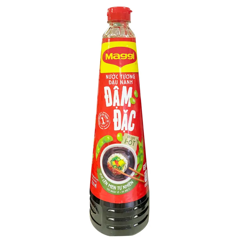 Maggi Concentrated Soy Sauce  Nuoc Tuong Dau Nanh Dam Dac (Red) 700ml x 1