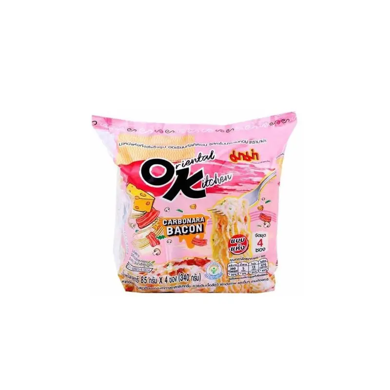 MAMA Carbonara Bacon Flav Instant Ndl (Multi-Pack)   (85g x4) x1