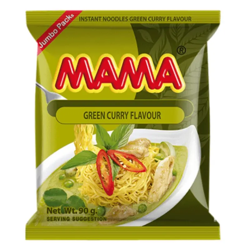 Mama Green Curry Flavour Instant Noodles (Jumbo Pack)() 90g x1