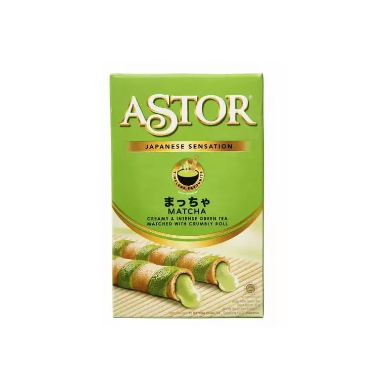 MA Astor Greentea filled Wafer Roll 40g x1