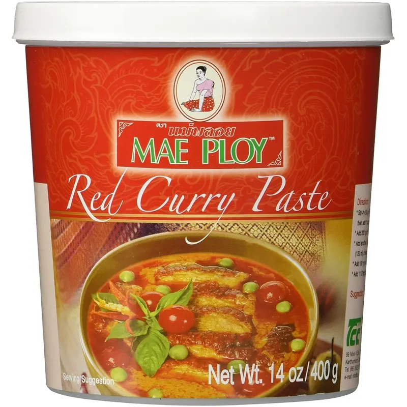 Mae Ploy Red Curry Paste Sot Cari Do 400g  x 1