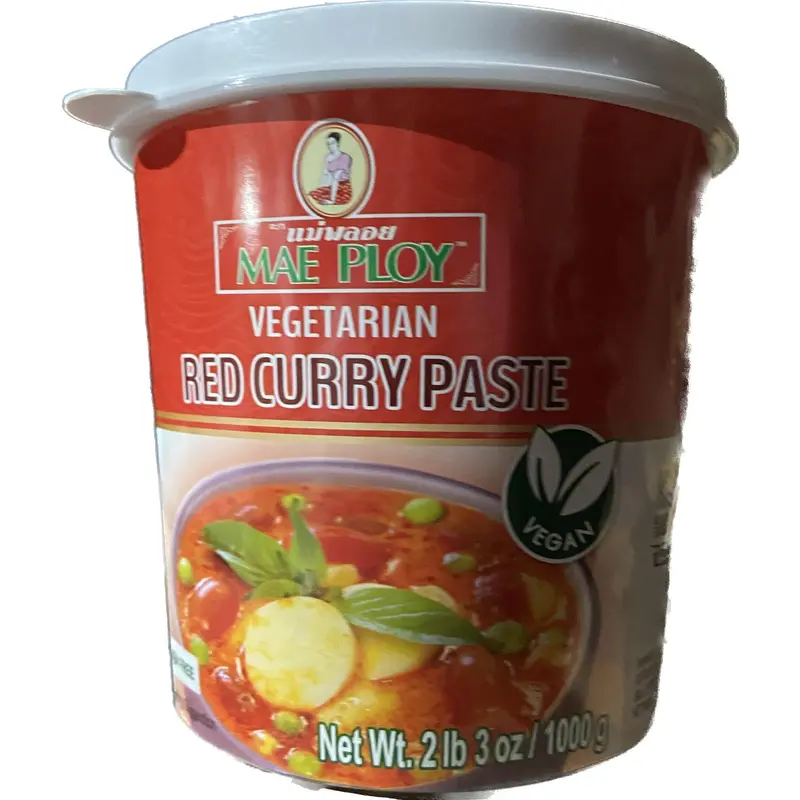 Mae Ploy (Vegetarian) Red Curry Paste Sot Cari Do Chay 1KG x 12 (box)