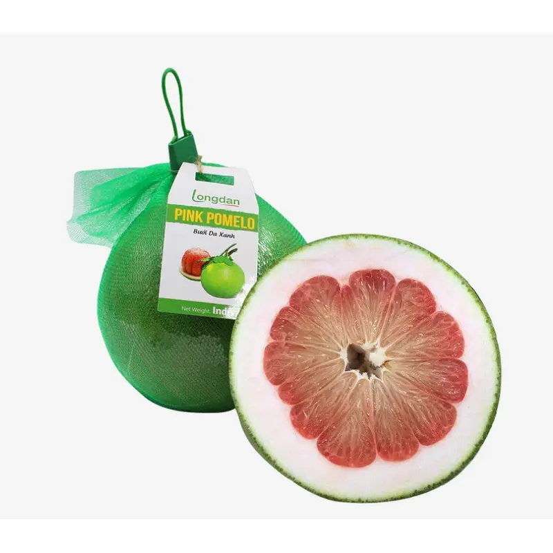 Longdan Fresh Pink Pomelo Buoi Da xanh Viet Nam 1pc x 1