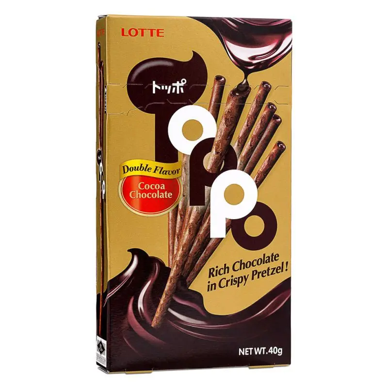 Lotte Toppo Pretzel Sticks Cocoa TP 40g x1