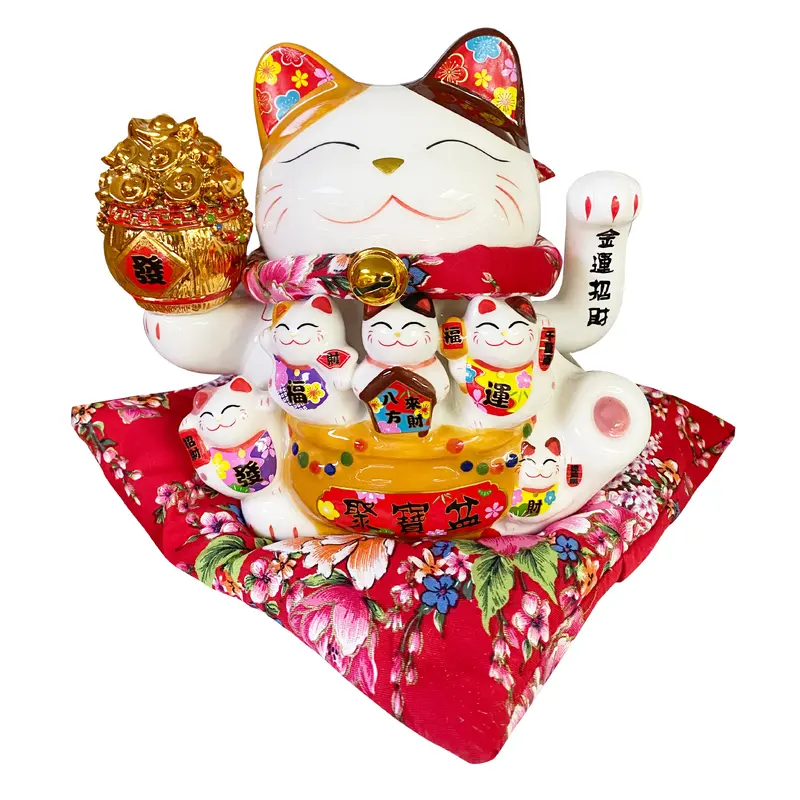 Lucky Cat Meo May Man 25cm Height x 1